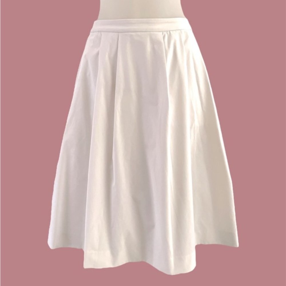 Uniqlo Pleated Flare Midi Skirt